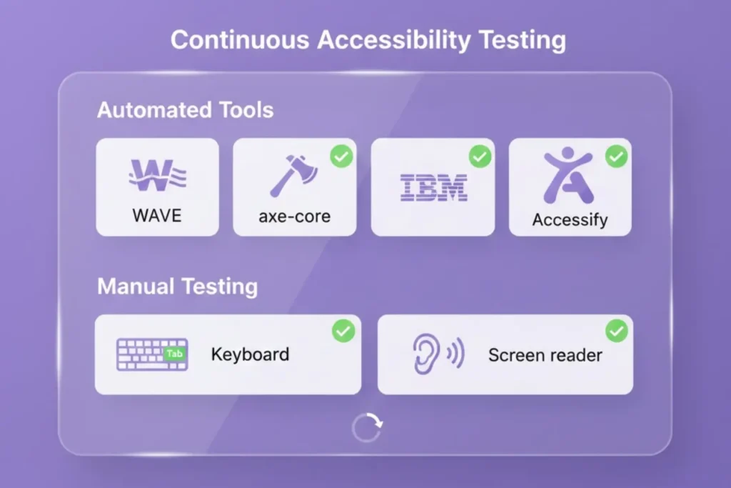 continuous accessibility testing