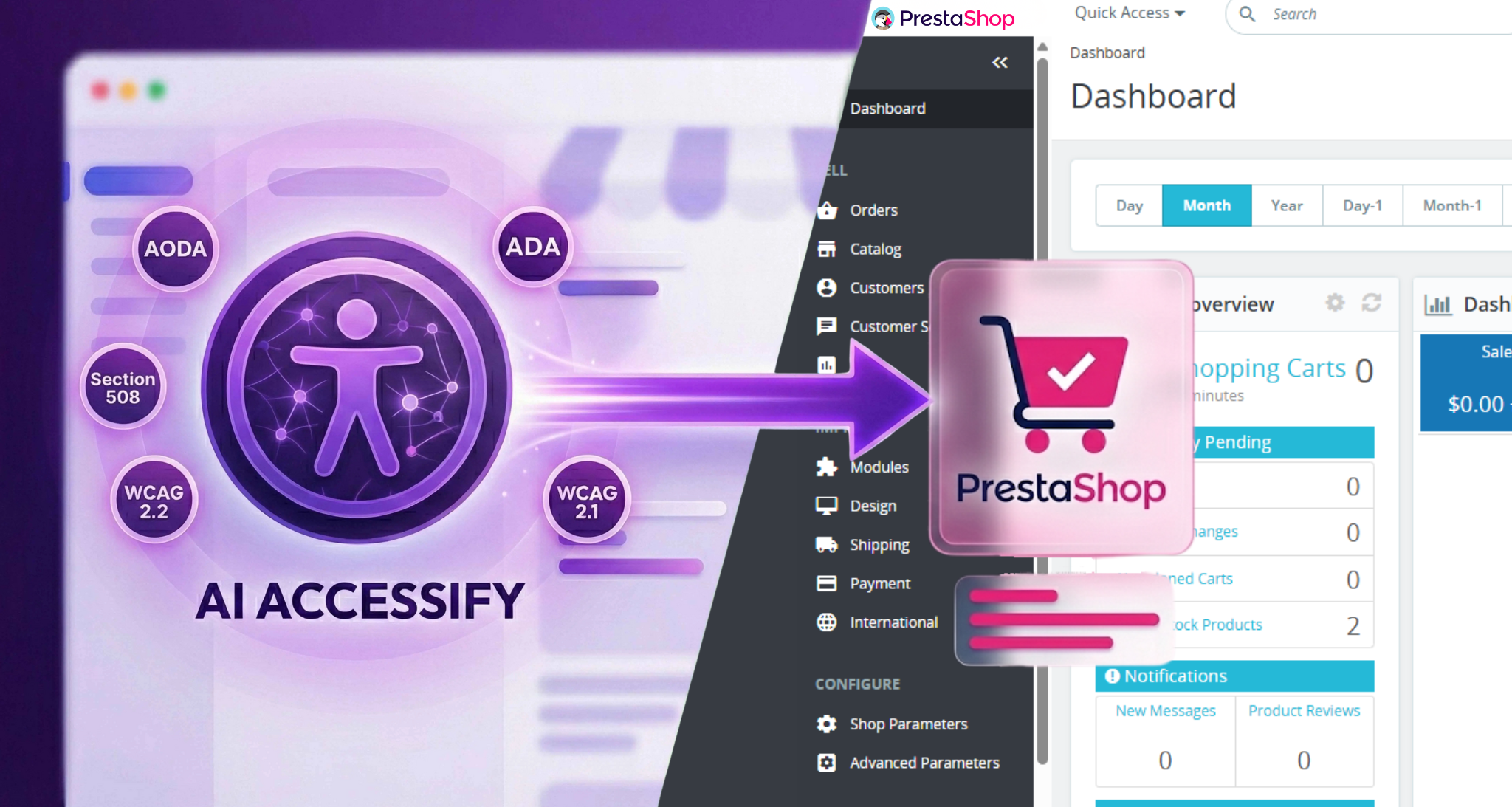 Accessify PrestaShop Integration