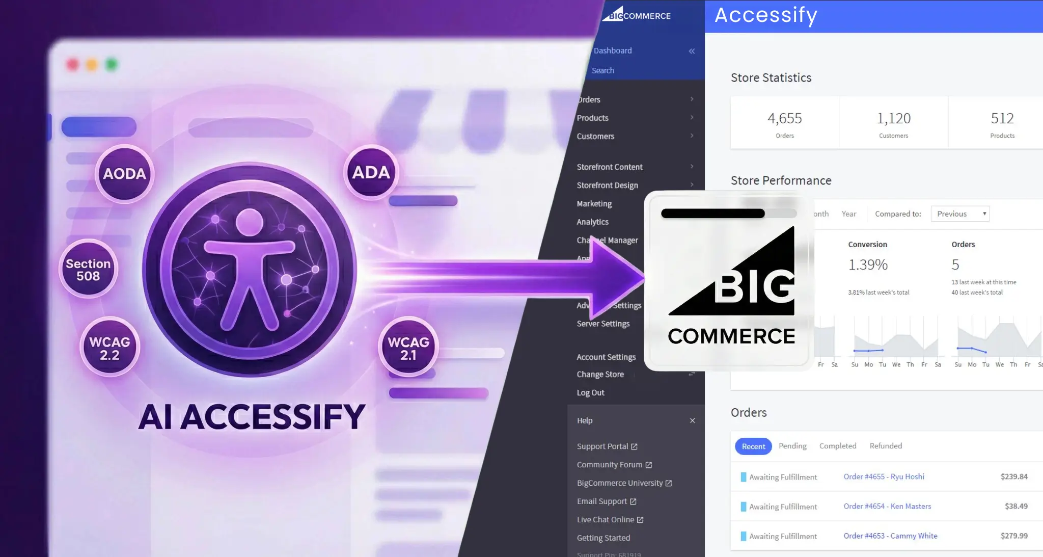 Accessify BigCommerce Integration