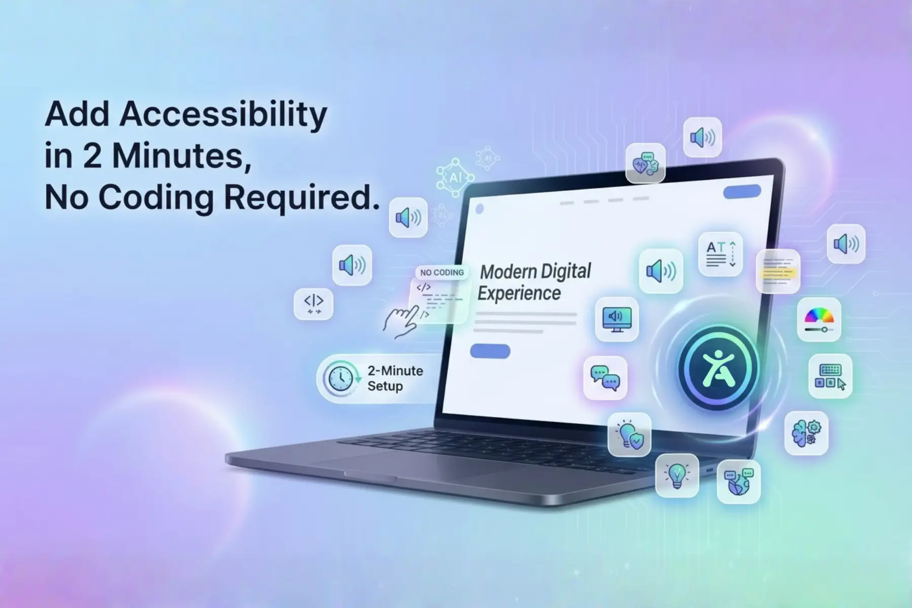 Add accessibility in 2 minutes, no Coding setup with Accessify Web Accessibility