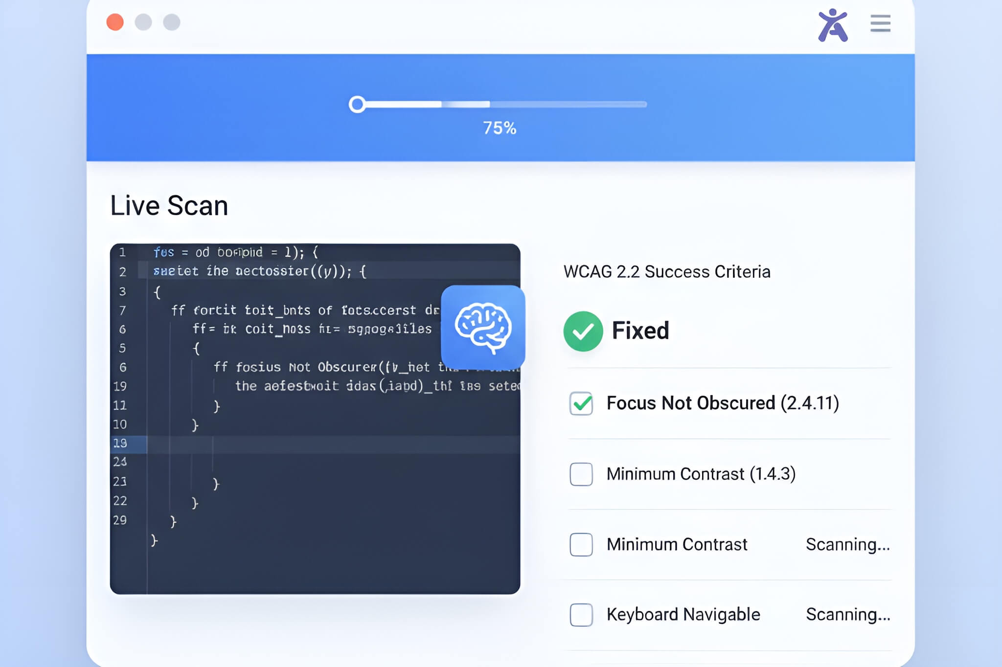 A diverse user navigating an e-commerce checkout flow using assistive technology, illustrating the importance of accessible retail journeys to prevent legal risk and lost conversions.