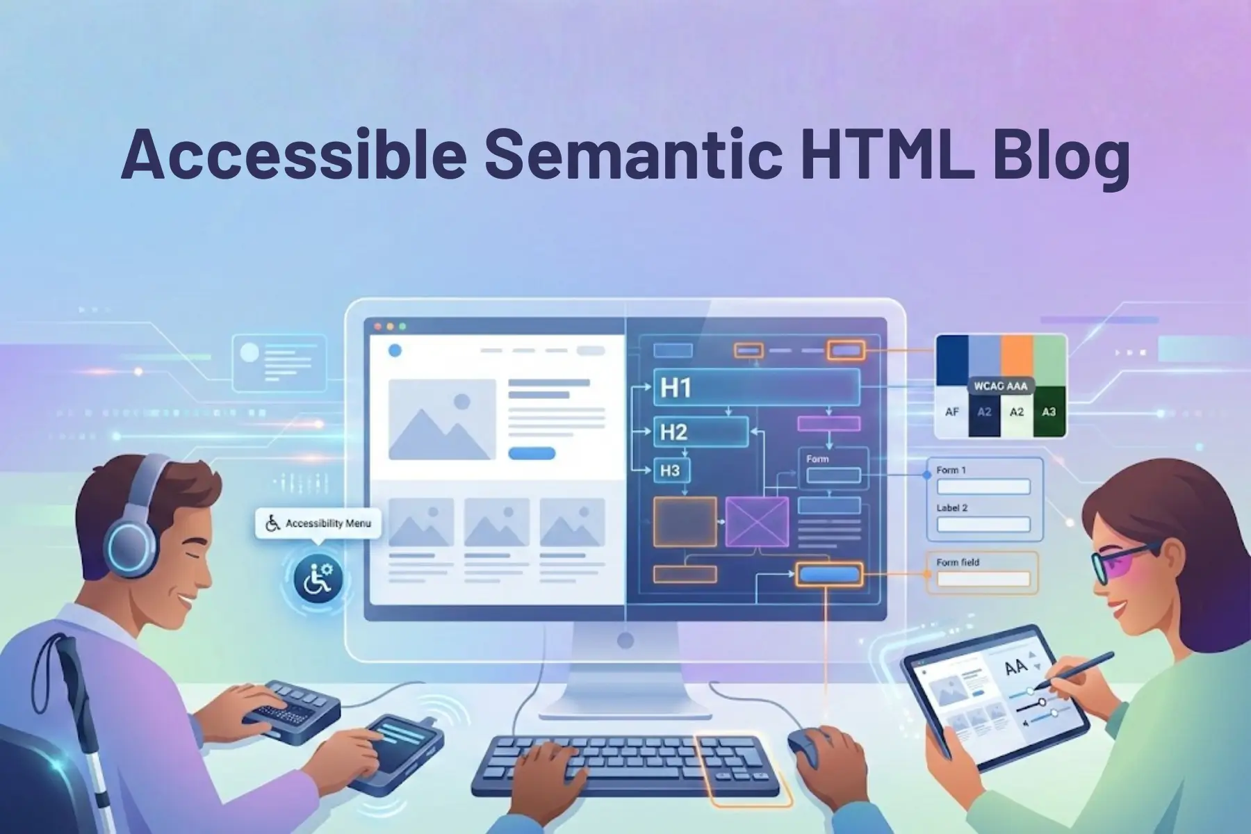 Accessible Semantic HTML Blog