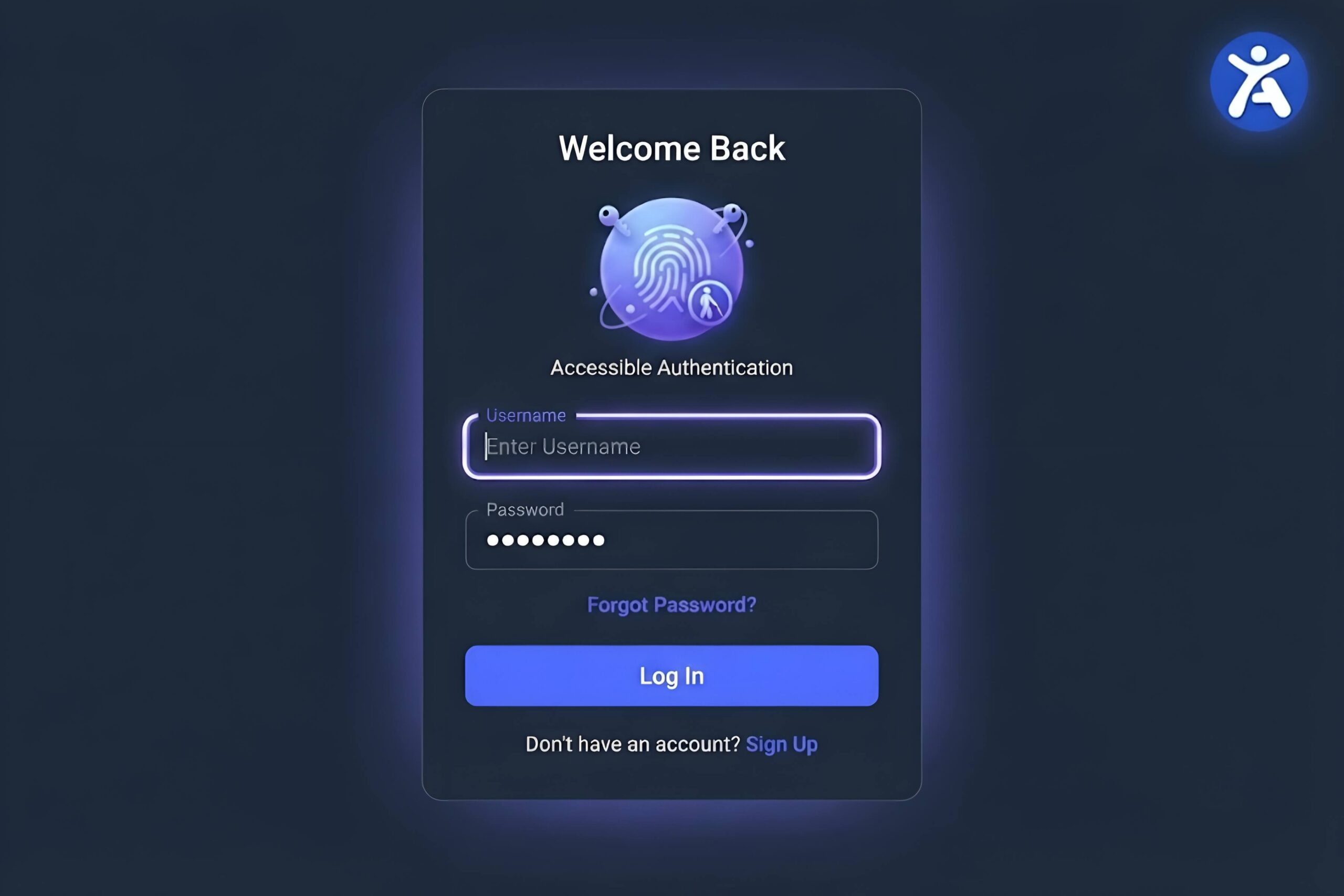 A graphic showing a login screen interface with a "Focus Visible" indicator and an alternative drag-and-drop icon, representing new WCAG 2.2 compliance criteria.