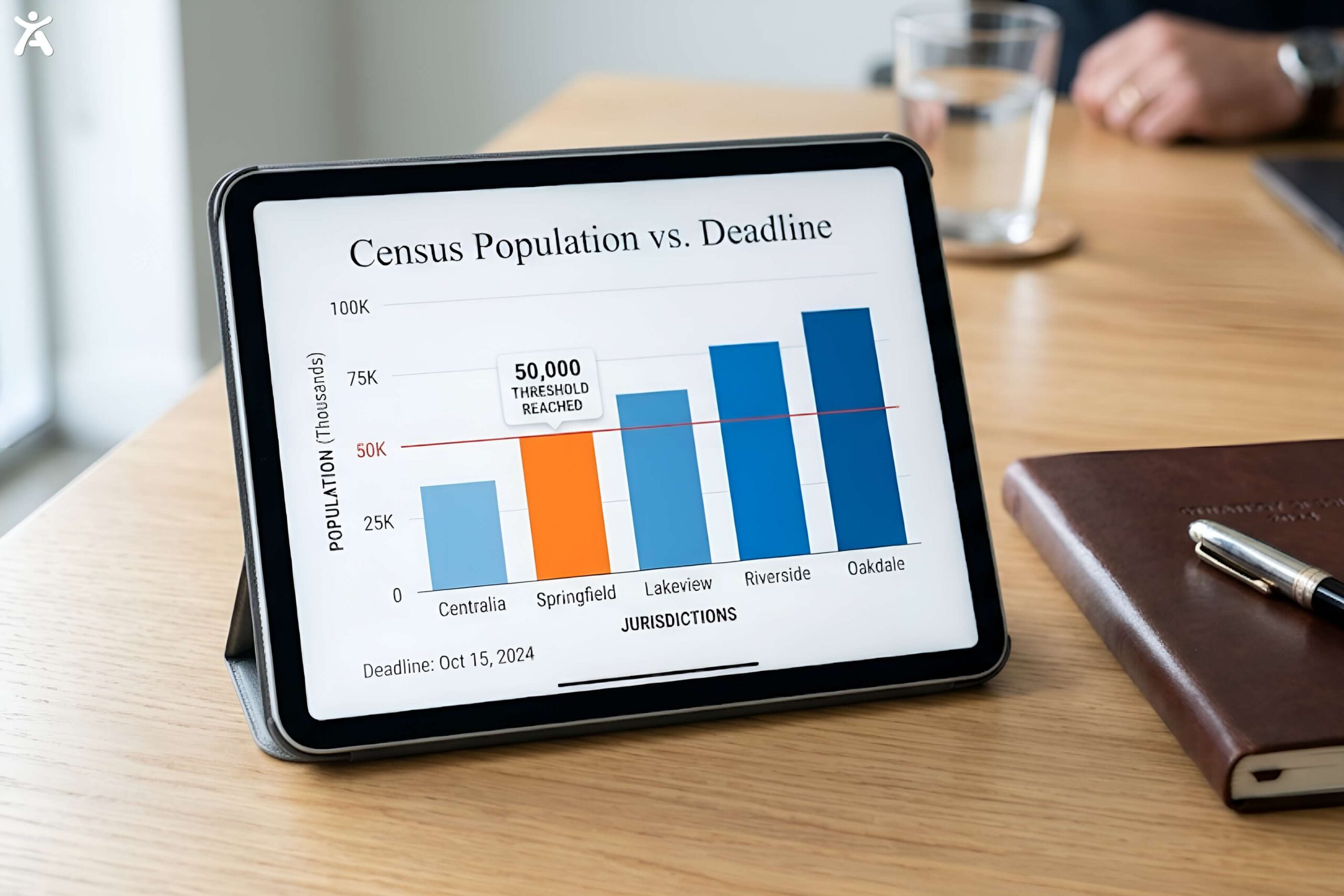 Chart illustrating how a government entity's Census population determines its ADA Title II compliance deadline